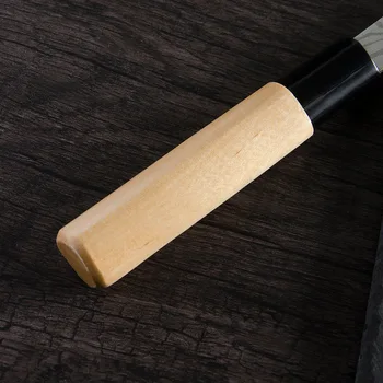 JUNSHENG Laser Damasc bucatar cuțit din oțel inoxidabil sashimi cuțit de bucătărie Japoneză sushi-ul cu somon cuțit cuțit de bucătărie