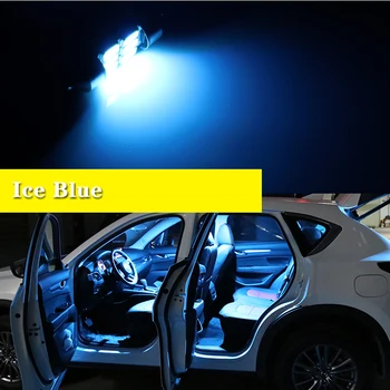 1 Set Alb/Albastru/Ice blue/Red Becuri cu LED-uri Pentru perioada 2013-2020, Mazda CX-5 plafoniera/Portbagaj Lumina /Oglindă Lumina/Lumină de inmatriculare