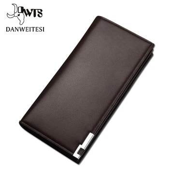 [DWTS] portofel barbati clasic stil lung cartelei de sex masculin geanta de calitate cu fermoar mare capacitate mare brand de lux portofel pentru barbati