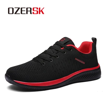 OZERSK 2021 Brand Barbati Casual Pantofi Respirabil Dantela-Up Pantofi de Mers pe jos Ușor, Confortabil Plasă de Bărbați Adidași Pantofi Marimea 39~45