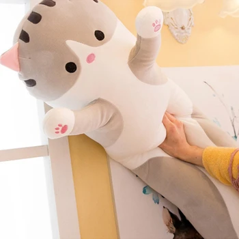 Anime Chi Pisica De Pluș Jucărie Moale Animal De Pluș Papusa Acasă Mobilier Copii Cadouri Pisica De Pluș Jucării Păpuși Perne Perna Pentru Copii