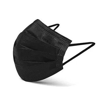 3# 50pcs de Unică folosință Moda Negru Masca de Fata Masca de fata Non-țesute tesatura + topitură suflată 3Ply Ureche Buclă Protecție anti-Praf pentru Masca de fata
