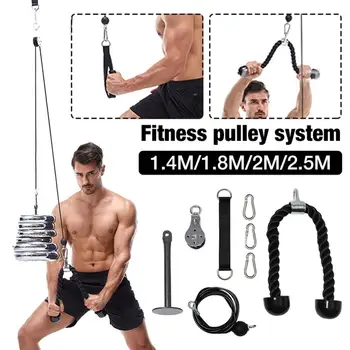 Fitness Scripete Cablu, Mașină De Sistemul De Fixare Braț Biceps Triceps Blaster Mână Puterea Trainning Sală De Gimnastică Acasă Echipamente De Antrenament