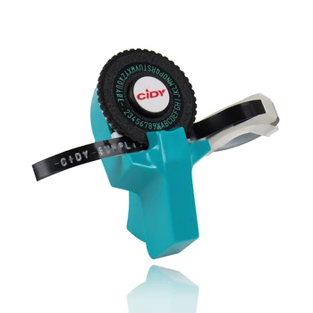 1buc Culoare Albastru DIY Manual label maker mașină de Scris pentru MOTEX E101 eticheta cu filtru de 9mm eticheta Banda pentru embosare dymo label maker