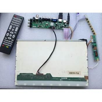 Pentru LTN160AT01 1366X768 panou TV driver DVB-T2 HDMI VGA USB AV RF 1 lămpi Placa de sistem DVB-T, DVB-C, LCD