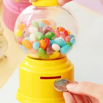 Creative Dulciuri Drăguț Mini Candy Masina De Bule Jucărie Dozator De Monedă Banca Jucărie Pentru Copii De Depozit Prețul De Craciun Cadou De Ziua De Nastere