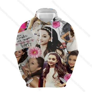 Ariana Grande Rece Hanorac Pentru Barbati Femei Bumbac Imprimare 3D Casual Sport Hanorace Adolescenti de Iarnă Pulover Brand de Îmbrăcăminte