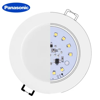 Panasonic LED Downlight 3W 5W 7W Încastrat cu LED-uri Rotunde la fața Locului de Iluminat Dormitor Bucătărie Interioară a CONDUS în Jos Lumina Lămpii