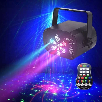 129 Modele de USB Reîncărcabilă Led Proiector Laser Lumini RGB UV DJ Petrecere Disco Light pentru Petrecerea de Nunta Petrecere dj dormitor