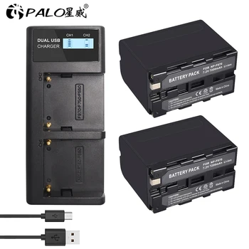 7200mah NP F960 NP-F970 NP-F960 NP-F970 F950 Baterie Încărcător USB Pentru Sony PLM-100 CCD-TRV35 MVC-FD91 MC1500C L10 TR555 VX22