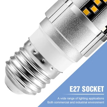 E27 Lampă cu LED 220V Bec LED 15W 20W Lumina de Porumb 110V Putere Mare Candelabru LED Candle Light Camera de zi Nici o Pâlpâire de Iluminat Acasă