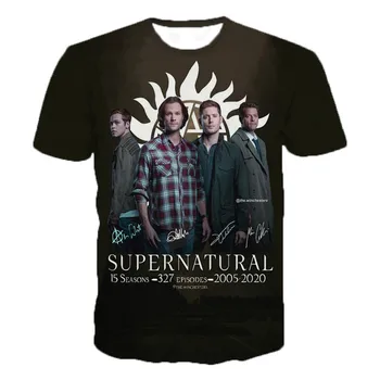 Jurnalism! Supranaturale 3D T-shirt, de groază tricou, bărbați și femei, bătrâni și tineri de moda science-fiction T-shirt, uzura bărbați