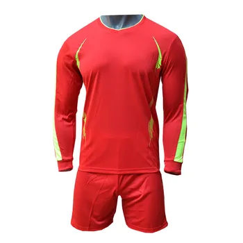 Barbati Maneca Lunga Tricouri de Fotbal Survetement Fotbal pantaloni Scurți, Tricouri Sport Kituri de Futbol Pantaloni de Formare maillot de picior Custom Print