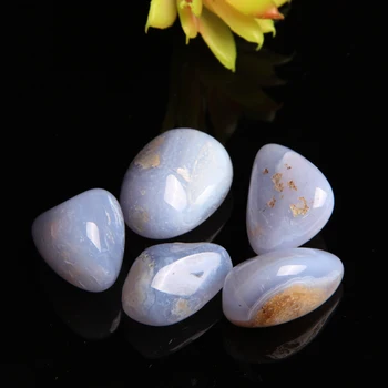 2PC Naturale Azurlite Pietriș Albastru Calcedonie, Cristal de Piatra Decor Acasă Minerale Meserii Ghiveci de flori Ornamentali de Acvariu Rezervor de Pește