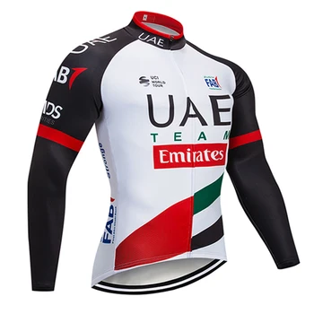 Iarna echipa emiratele arabe unite ciclism jersey Windproof MTB Ropa Ciclismo mai Cald LÂNĂ TERMICA Pro ciclism topuri Maillot îmbrăcăminte