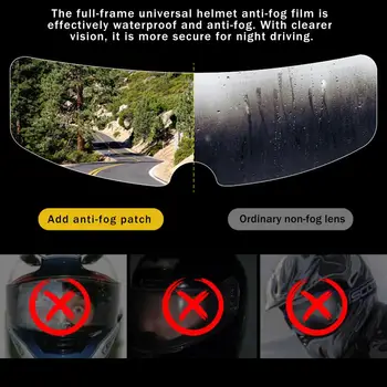 Impermeabil Clar, Anti-ceață Film Pentru Casca Sunproof Casca Anti-ceață Vizorul Film Pentru Scutere Motociclete Căști de protecție Viziera Antifog