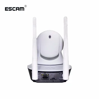 ESCAM G02 WiFi IP Camera IR Dual Antena 720P Pan/Tilt suporta Două căi Audio ONVIF Max de Până la 128GB de Securitate aparat de Fotografiat fără Fir