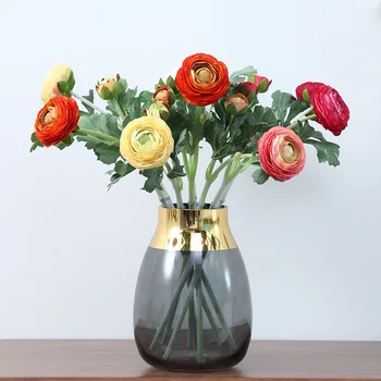 Nordic de Lux s-au înghesuit trandafir bujor Flori Artificiale de mătase flores artificiales pentru toamna de craciun decor de Nunta