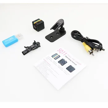 Sq11 Mini Camera secretă de Detectare a Mișcării DVR Micro Camera DV Sport HD 1080P Viziune de Noapte Camera Video Ultra Mici Cam SQ11