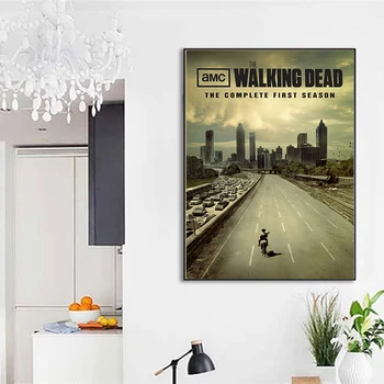 The Walking Dead Serialul Tv Show Panza Pictura, Postere, Printuri Poze De Perete Decorativ Decor Acasă