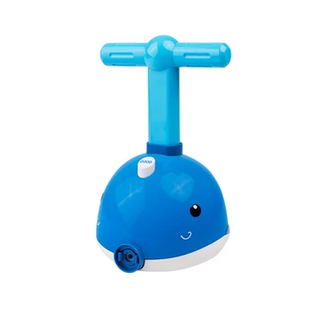 Delfin Aer Alimentat Masina Manual Apăsați Gonflabile Inerție Alimentat Masina Balon Puzzle Iluminare Jucărie pentru Copii