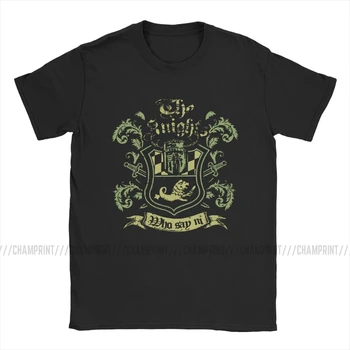 Vintage Suntem Cavalerii Care Spun Ni T-Shirt Barbati T-Shirt Monty Python și Sfântul Graal Arthur Cavalerul Negru Tricou