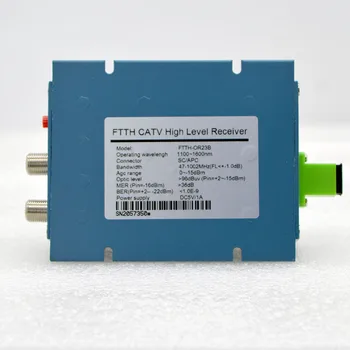 1BUC Nou OR23B FTTH CATV Receptor Optice WDM, AGC Converter SC APC Conector Mini Modul Inch Cu RF 2 Ieșire Vânzare Specială