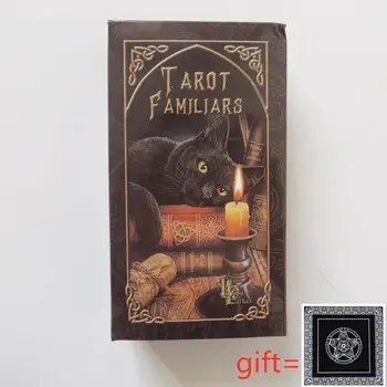 Noi cărți de Tarot oracole punte misterioasă divinație familiari tarot pentru femei fete carti de joc tabla de joc