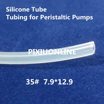 1BUC YT914 Furtun Transparent 35# ID 7.9 mm*OD 12.9 mm Tub de Silicon Țevi pentru Pompe Peristaltice Sanitare Furtunuri 1Meter