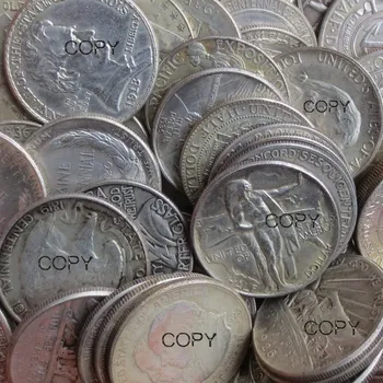 Statele UNITE ale americii 1869 - 1952 61PCS Mix Data, Tip Comemorative Jumătate de Dolari Copia Monede Placate cu Argint