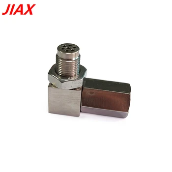 JIAX Universal de 90 de grade Senzor de O2 Distanțier Motor de Lumină CEL Verifica Bung Mini Convertor Catalitic Solid