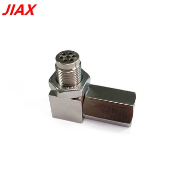 JIAX Universal de 90 de grade Senzor de O2 Distanțier Motor de Lumină CEL Verifica Bung Mini Convertor Catalitic Solid