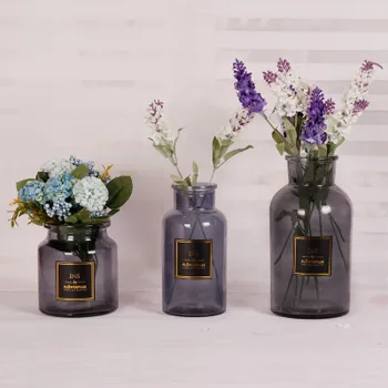 Un set Vaze Sticla Transparenta Vaza Decor Acasă Autocolante Ins Hidroponice Decor Vaze de Flori Vaza de Sticla Pentru Flori