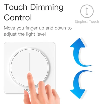 Noua WiFi Smart Touch Dimmer Lumina Comutator Touch Timer Luminozitate de Memorie Inteligente de Viață/Tuya APP Control de la Distanță de Lucru Cu Alexa Google