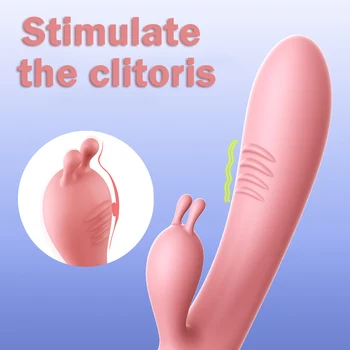Rabbit Vibrator 10 moduri de G Spot Vagin Șoc Sex Produsul USB Reîncărcabilă Femeie Masturbari Penis artificial Vibratoare jucarii Sexuale pentru femei