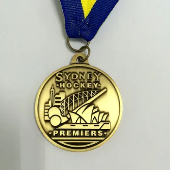Personalizate medalie maraton în 80mm diametru, cu finisaj antic atașat cu un sublimat panglică