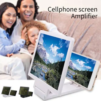 RAXFLY 3D Ecran de Telefon Mobil Amplificator de Pliere Video Lupă HD Stand Desktop Titularul Ecran Expander Lupa Stand