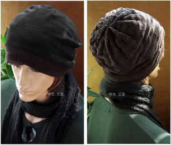1 buc 2017 versiunea coreeană Cald iarna tricotat capace de moda bărbați și femei Căciuli de lână pălărie 8501