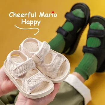Noi Vara Sandale pentru Copii Respirabil Toddler Copii Pantofi de Lumină Unic Fete Baieti Sandale Gol Casual Pantofi pentru Copii Mici