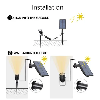 Solar lumina Reflectoarelor rezistent la apa IP65 Solare Alimentat LED Peisaj Soalr masina de Lumini Piscină/Grădină/Curte/Gazon/Curte Lămpi