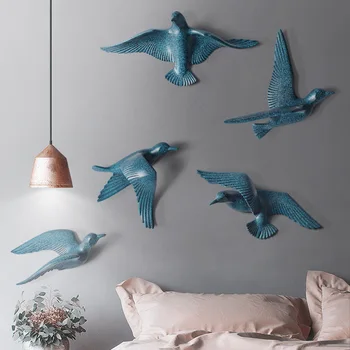 [MGT] 5pcs/set Creatie 3D pasăre Acasă Decor decor de perete autocolante decor Mobilier De porumbel al păcii Europene mascota