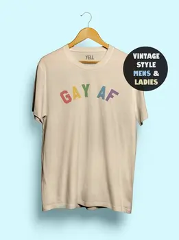 Țăranul Epocă Curcubeu Tricou Femei Drăguț Amuzant Tricou Tricou Gay AF Tricouri LGBT Gay Tricou Lesbiene Tricou Bărbați ' 70 Mândrie 1970