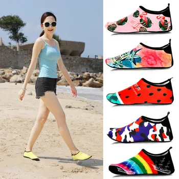 Bărbați Femei Înot Uscare Rapidă Aqua Pantofi De Apă De Imprimare De Vară Pe Plajă Sală De Yoga, Fitness, Dans, Surfing, Scufundări, Snorkelling Pantofi