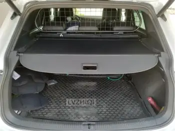 Portbagajul din spate Cargo Cover Scut de Securitate Pentru Volkswagen VW Tiguan 2017 2018 2019 2020 Înaltă Calitate Accesorii Auto Negru-Bej