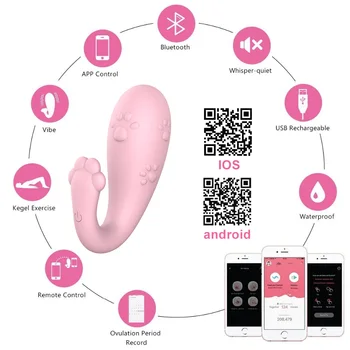 Branduri APP Bluetooth Vibratoare Pentru Femei Jucării Sexuale Vagin, Clitoris Analsex Masaj Wireless Mașină Erotic Adult Sextoys Magazin