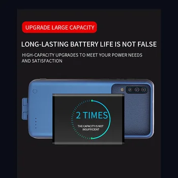 2020 Încărcător de Baterie Caz 7000mAh Pentru Samsung Galaxy A20 A30 Extern Powerbank Mobil de Rezervă Batteria Încărcător Acoperi