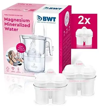 BWT Manual de viață-ulcior Filtradora cu magnessium + 2 filtre de apa cu magnessium, apă ulcior de filtrare cu contor Manual