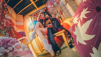 Azur Lane Akagi / Kaga anul Nou kimono cosplay costum personalizat marimea/a făcut sex feminin kimono cosplay costum