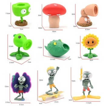 Mari Autentic Plants Vs. Zombie Jucarii 2 Set Complet De Băieți de Ejecție Silicon Moale Figura Anime pentru Copii Păpuși Cadouri
