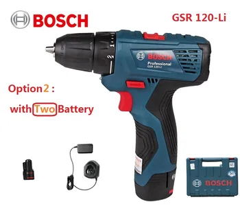 BOSCH GSR120Li Design Nou Burghiu DIY Litiu-Ion Acumulator de Energie Electrică Driver Drill Bits Instrument de Tâmplărie din Oțel